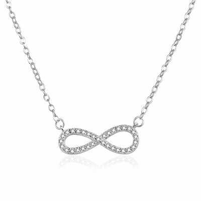 Agato - Okouzlující stříbrný náhrdelník Nekonečno AGT-N026W