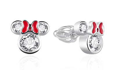 Agato - Stříbrné dívčí náušnice Minnie Mouse AGT-ED003SW