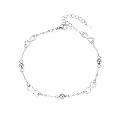Agato - Stylový stříbrný náramek Infinity AGB765/21