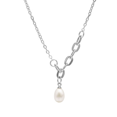 AURA - Colier din argint cu perlă barocă Kyoto Pearl TKKP391SMPL