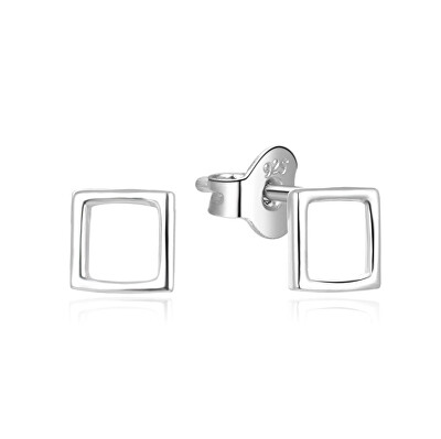 Beneto - Minimalistické stříbrné náušnice pecky AGUP843L