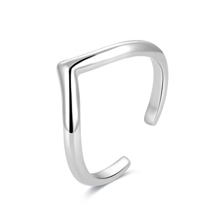 Beneto - Minimalistický stříbrný prsten na nohu AGGF493