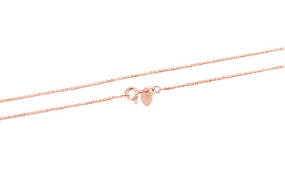 Beneto Exclusive - Pozlacený stříbrný řetízek Anker AGS1286-ROSEGOLD