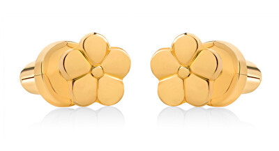 Brilio - Drobné kytičkové náušnice ze žlutého zlata 14/162.901/17