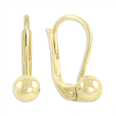 Soliter - Minimalistické zlaté náušnice 231 001 00676