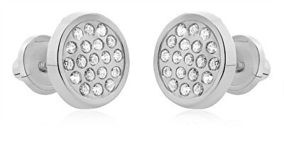 Brilio - Náušnice z bílého zlata se zirkony 14/833.721/17ZIR