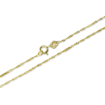 Soliter - Řetízek ze žlutého zlata Lambáda s destičkami 50 cm 271 115 00277 00