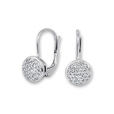 Soliter - Zářivé náušnice z bílého zlata se zirkony 239 001 00623 07