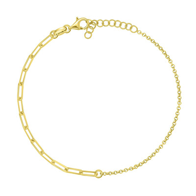 Brilio Silver - Dámský pozlacený náramek ze stříbra BRC206Y