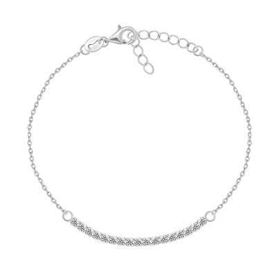 Brilio Silver - Brățară elegantă din argint cu zirconi BRC172W