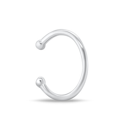 Brilio Silver - Cercel ear cuff single minimalist EA1290W