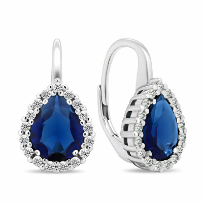 Brilio Silver - Nadčasové stříbrné náušnice se zirkony EA425WB