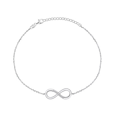 Brilio Silver - Nadčasový stříbrný náramek Nekonečno BRC48W