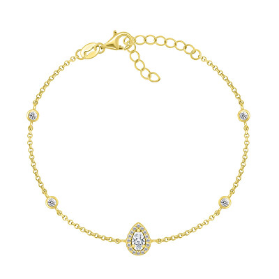 Brilio Silver - Půvabný stříbrný náramek se zirkony BRC125Y