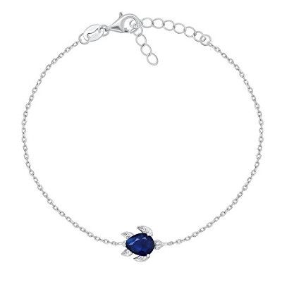 Brilio Silver - Půvabný stříbrný náramek Želva BRC122WB