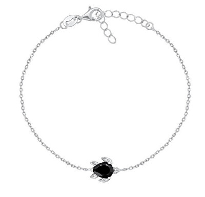 Brilio Silver - Půvabný stříbrný náramek Želva BRC122WBC