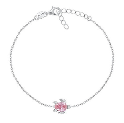 Brilio Silver - Půvabný stříbrný náramek Želva BRC122WP