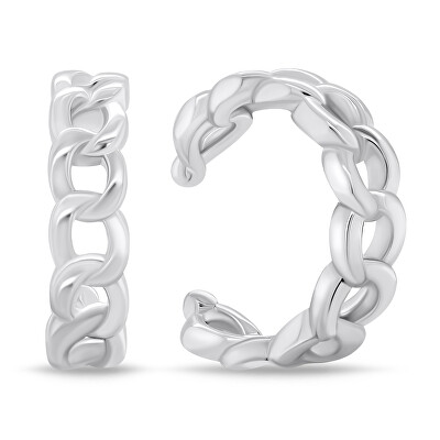 Brilio Silver - Slušivé stříbrné záušnice EA771W