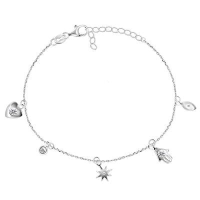 Brilio Silver - Slušivý stříbrný náramek BRC42W