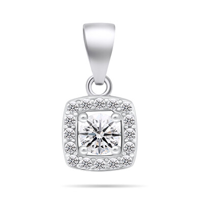 Brilio Silver - Třpytivý stříbrný přívěsek s čirými zirkony PT119W