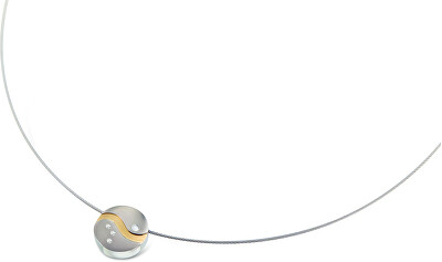 Boccia Titanium - Bicolor titanový přívěsek s diamanty 07022-05