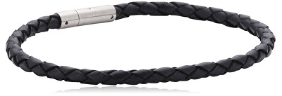 Boccia Titanium - Kožený proplétaný náramek 0376-0121