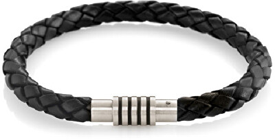 Boccia Titanium - Kožený propletený náramek 0347-0821