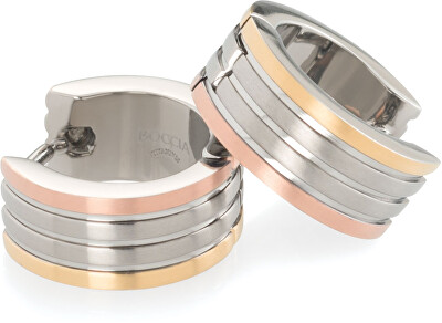 Boccia Titanium - Pozlacené titanové kruhy 0592-02