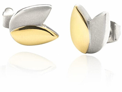 Boccia Titanium - Pozlacené titanové náušnice 05036-02