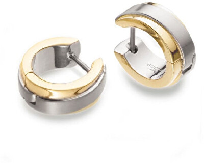 Boccia Titanium - Pozlacené titanové náušnice 0560-02