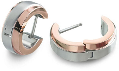 Boccia Titanium - Pozlacené titanové náušnice 0560-06