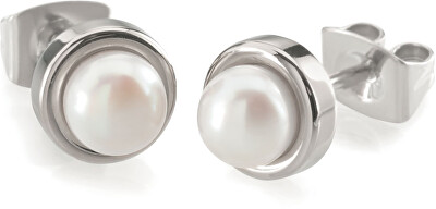 Boccia Titanium - Titanové náušnice s perlou 0594-01