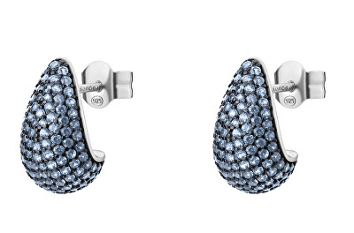 Brosway - Visací náušnice Tear drop Cloud Light Blue Fancy FCL115