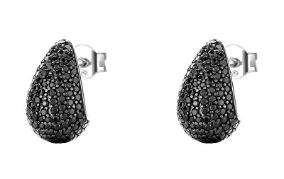 Brosway - Visací náušnice Tear drop Mystery Black Fancy FMB122