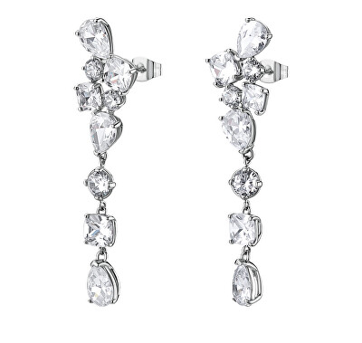 Brosway - Luxusní visací náušnice s čirými kubickými zirkony Dreaming BIG24