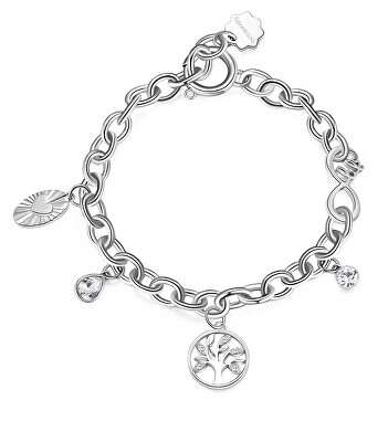 Brosway - Elegantní ocelový náramek s přívěsky Chakra BHKB116