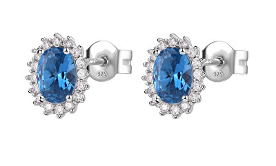 Brosway - Elegantní stříbrné náušnice Fancy Freedom Blue FFB12