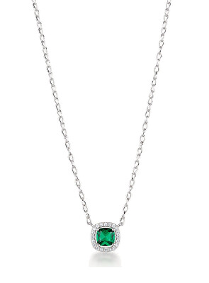 Brosway - Elegantní stříbrný náhrdelník Fancy Life Green FLG136