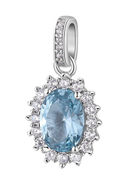 Brosway - Elegantní stříbrný přívěsek Fancy Cloud Light Blue FCL15