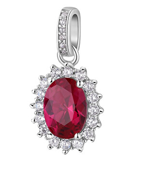 Brosway - Elegantní stříbrný přívěsek Fancy Passion Ruby FPR13