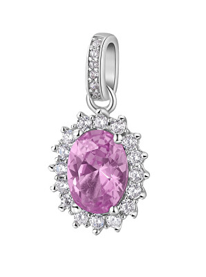 Brosway - Elegantní stříbrný přívěsek Fancy Vibrant Pink FVP13