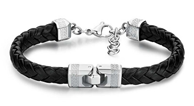Brosway - Fashion kožený náramek pro muže Knocker BKC22