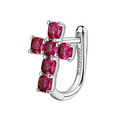 Brosway - Stylová single náušnice Fancy Passion Ruby FPR14