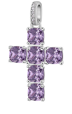 Brosway - Stříbrný přívěsek se zirkony Fancy Magic Purple FMP18
