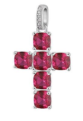 Brosway - Stříbrný přívěsek se zirkony Fancy Passion Ruby FPR12