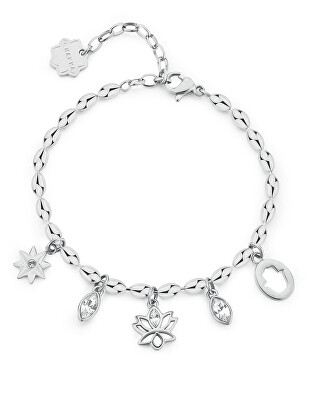 Brosway - Stylový ocelový náramek s přívěsky Chakra BHKB251