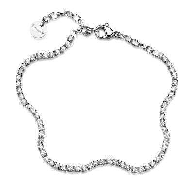 Brosway - Ocelový tenisový náramek s čirými zirkony Desideri BEI109