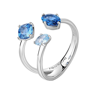 Brosway - Originální otevřený prsten Fancy Freedom Blue FFB10