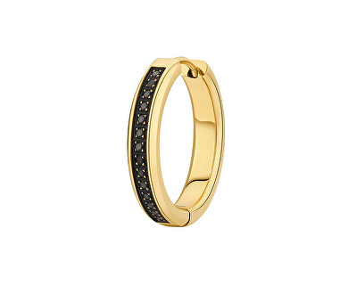 Brosway - Pozlacená single náušnice se zirkony Ink BIK121