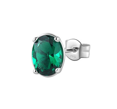 Brosway - Půvabná single náušnice Fancy Life Green FLG05